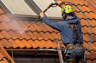 Démoussage et hydrofuge de toiture à Michery